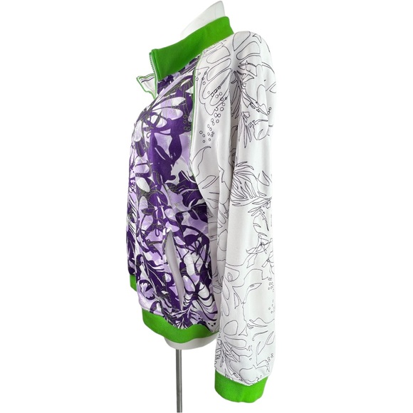 ARTFUL DODGER Embroidered Tropical Floral Track Jacket 4XL 4X Streetwear - Picture 2 of 12